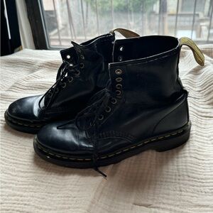 Dr. Martens Black Lace Up Vegan Boots